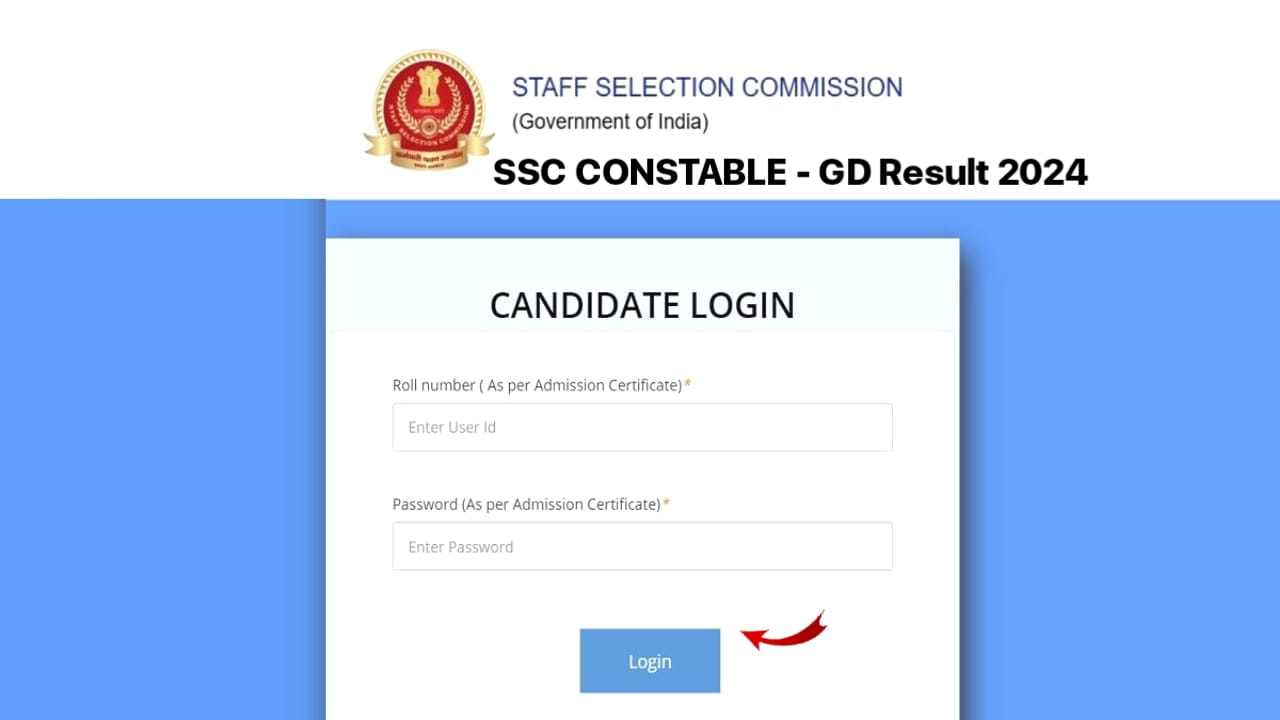 SSC GD Result 2024 Check Online